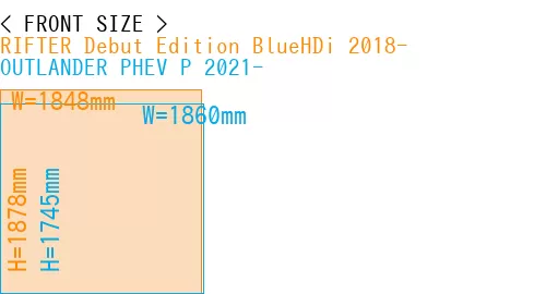 #RIFTER Debut Edition BlueHDi 2018- + OUTLANDER PHEV P 2021-